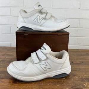 New Balance White Velcro Athletic Sneakers Walking Shoes WW813HWT